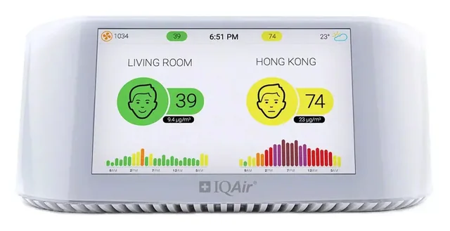 دستگاه پایش کیفیت هوای IQAir AirVisual